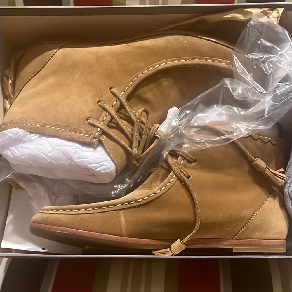Women’s Aerin/Saks Fifth Ave.Tan Leather Shoes